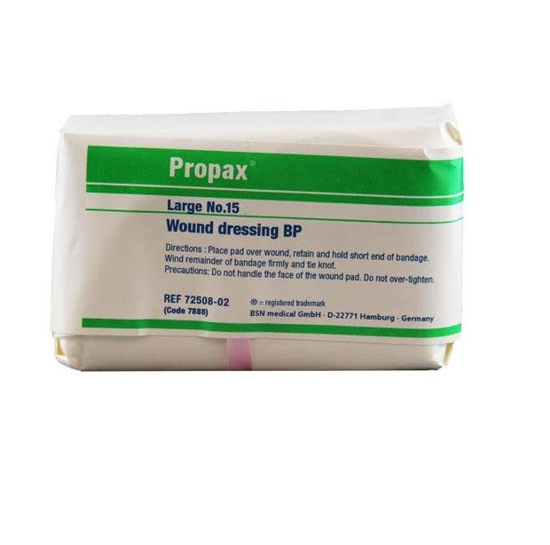 Propax Wound Dressing BP Large # 15 Sterile one pack