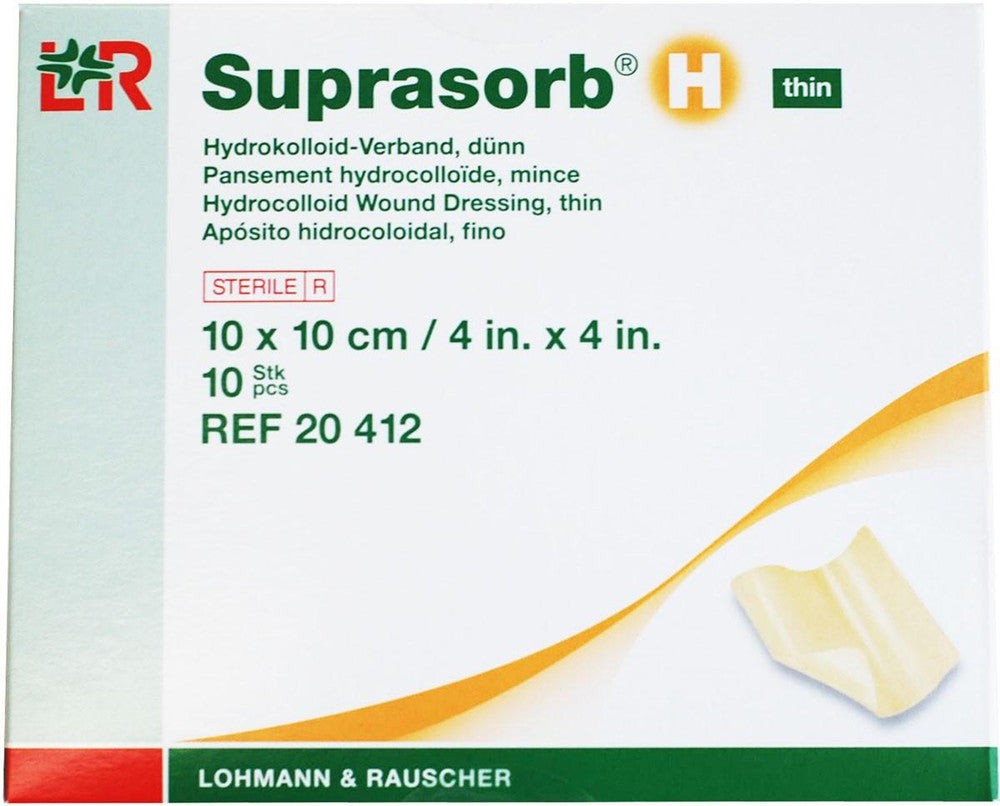 Suprasorb H Hydrocoll Thin Dressing 10Cmx10Cm 3pc