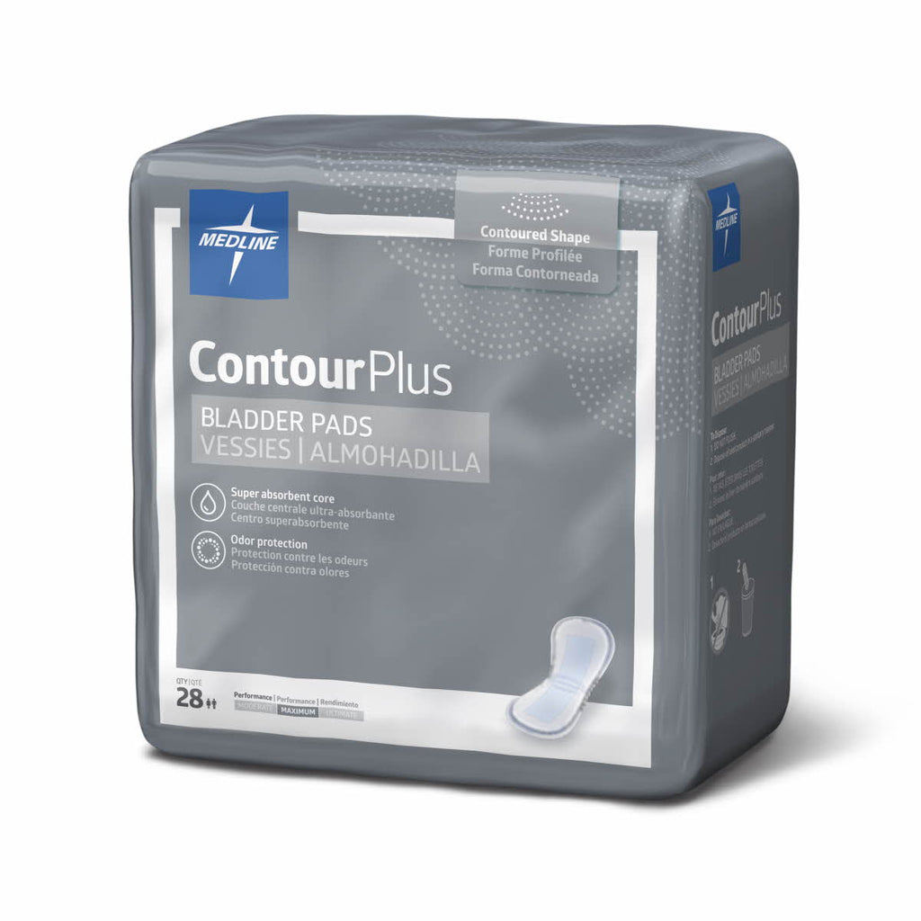 Plus Control Pad Medline Bladder Control Pads Contour Plus All Sizes | Medisa