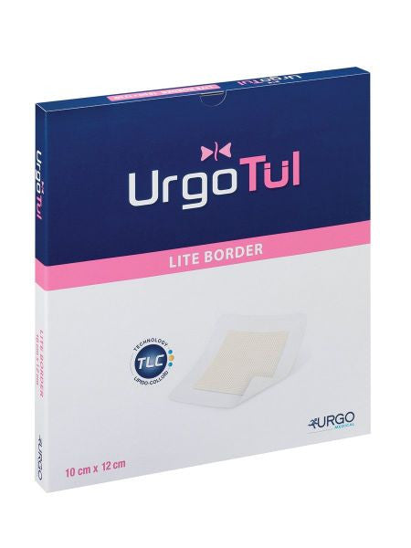 Urgotul Lite Border Absorbent Foam Dressing 8Cmx8Cm 100356 16Pcs