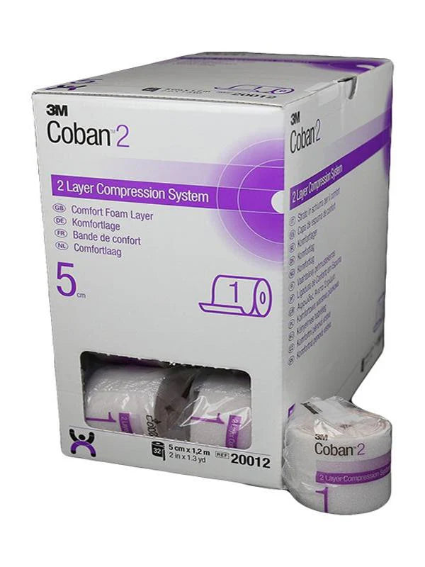 3M Coban 2 Layer Comfort Foam Layer - All Sizes