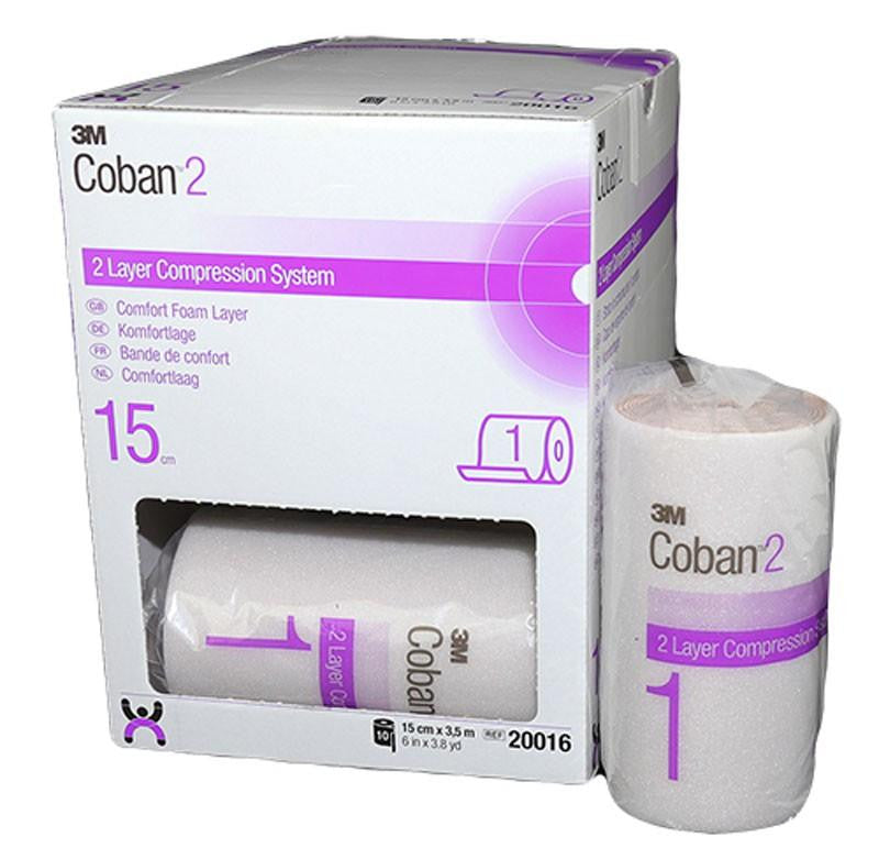 Coban 2 Layer Comfort Foam Layer 15cm X 3.5m Lymphoedema