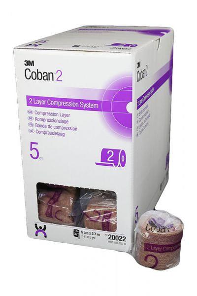 Coban 2 Layer Compression Layer 5Cm X 2.7M Lymphoedema 20022