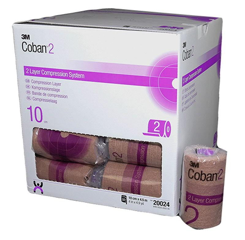 Coban 2 Layer Compression Layer 10Cm X 4.5M Lymphoedema Each