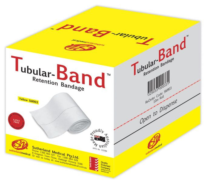 Tubular Band Limb/Head Extra Large 10.75cm Yellow SM903 Box of