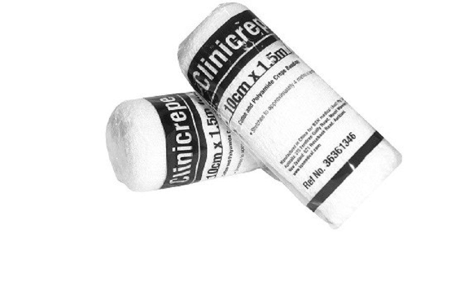 Clinicrepe Bandage Crepe 15Cmx1.6mtr Medium Weight 36361347 Box of 12