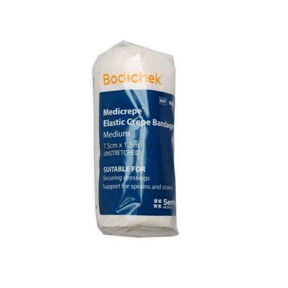 Medicrepe Elastic Crepe Bandage Medium 7.5cmx1.5mtr | Medisa