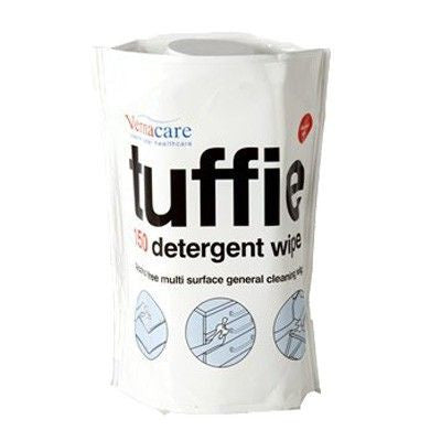 Tuffie Detergent Wipes Flexi Can Box X 150 901Dw150Fc 6Boxes