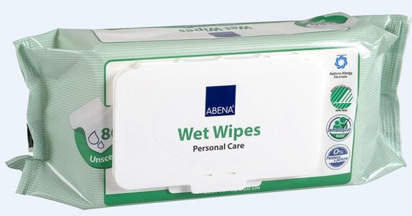 Abena Wet Wipes 18cmx20cm Unscented Soft Pack (SA1000006338A) - 80/ pack