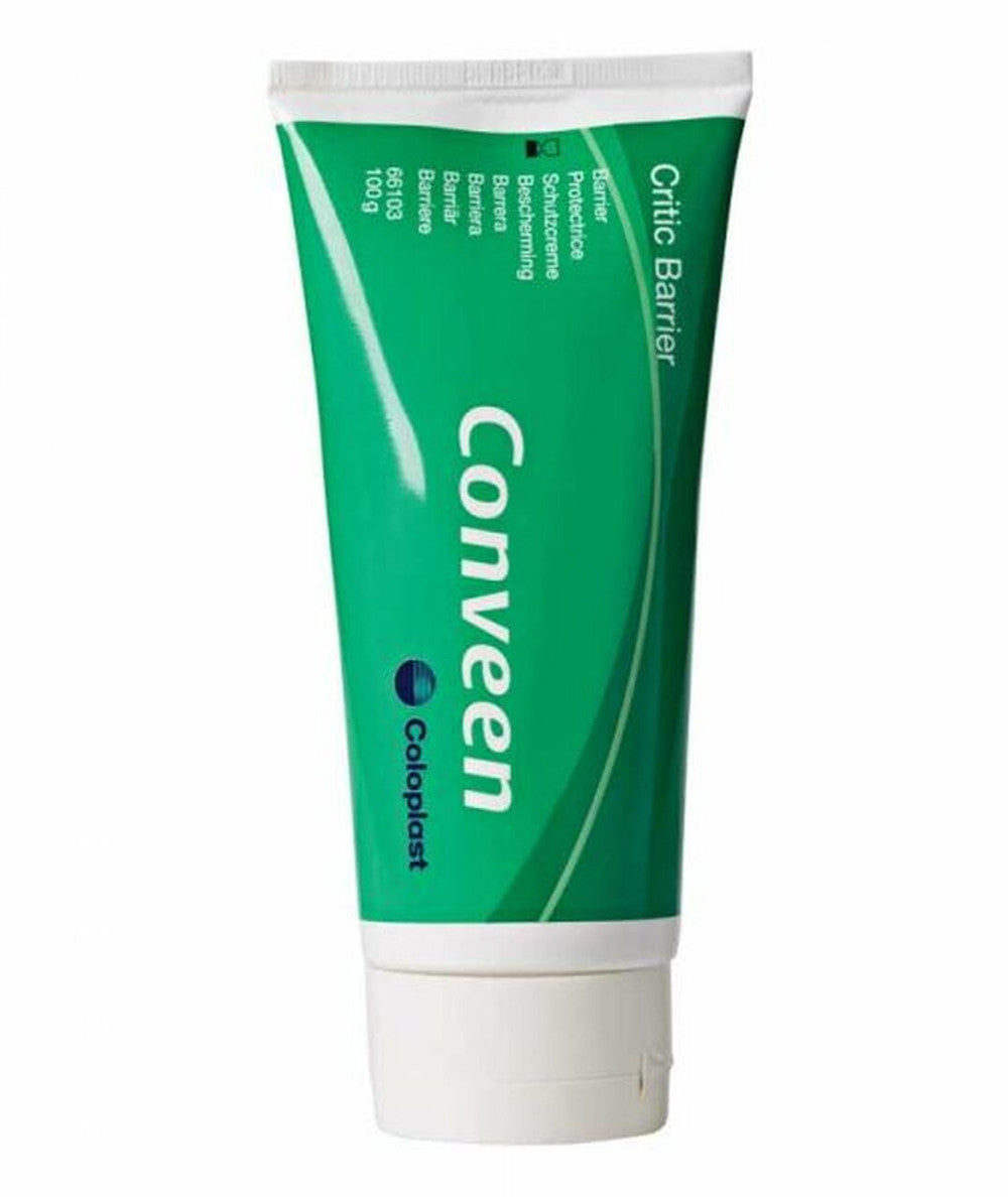 Coloplast Conveen Critic Barrier Cream 100g 66103 All packaging