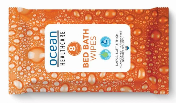 Ocean Bed Bath Wipes 24x20cm 5197 PKTx8