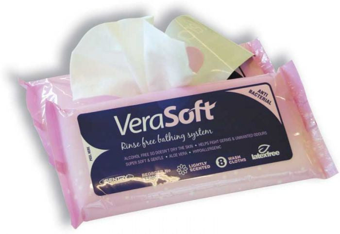 Verasoft Bath Wipes Antibacterial Pkt X 8 Ver002 24Pkts