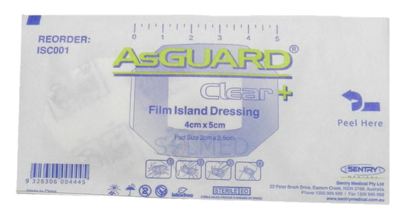 AsGUARD Clear + Film Island Dressing - All Sizes