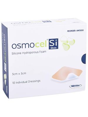 Osmocel Si Silicone Hydroporous Foam, Box of 10 - All Sizes