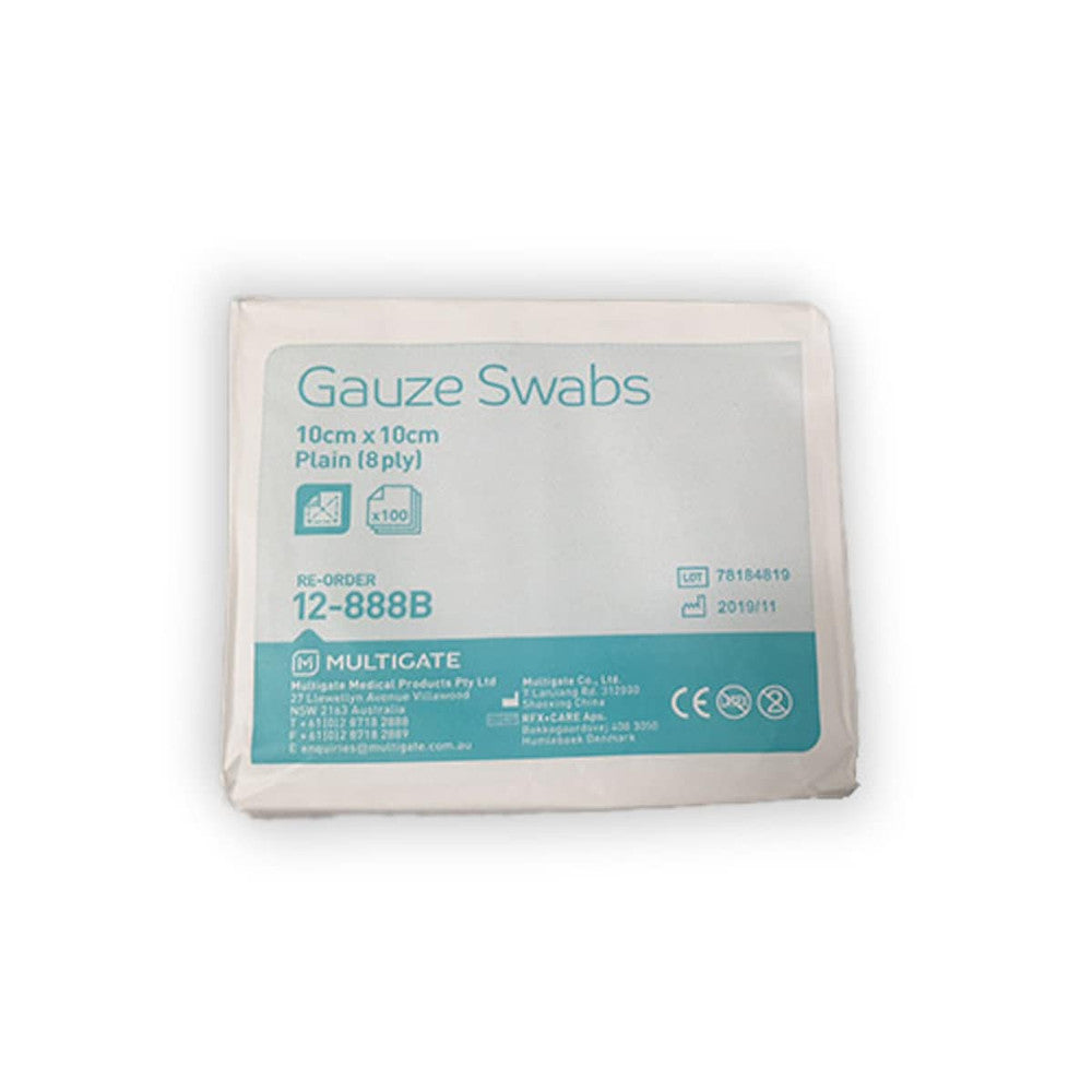 Multigate Gauze Swab White 10cmx10cm