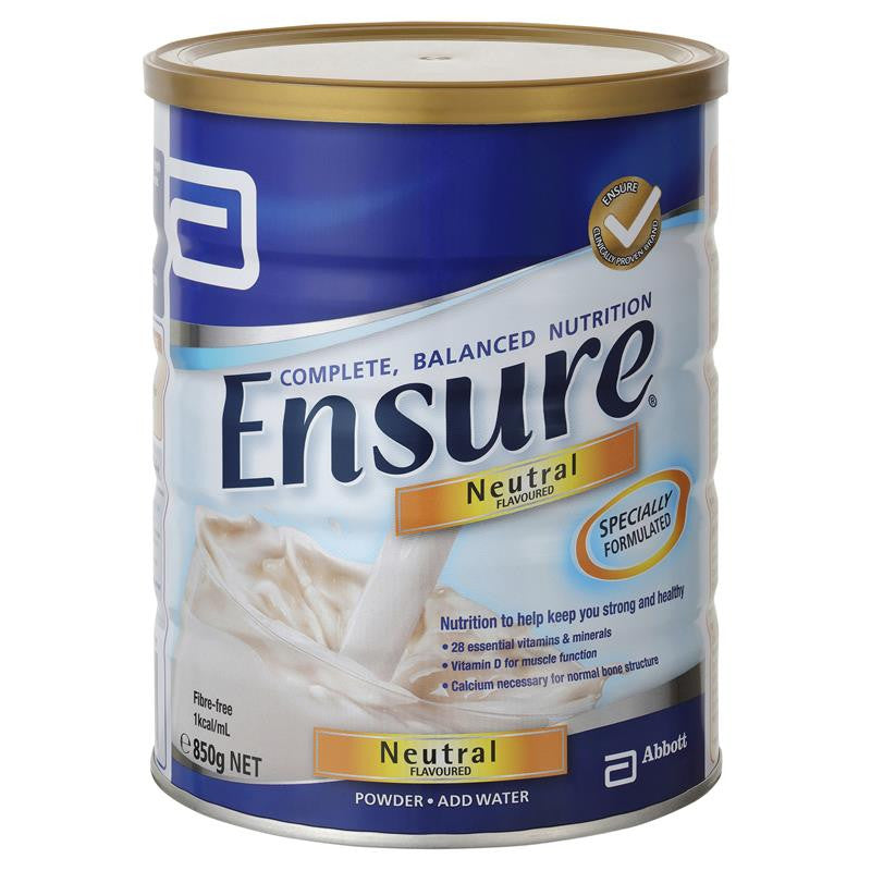 Ensure Powder Can, 850gm - Neutral, Vanilla, Chocolate