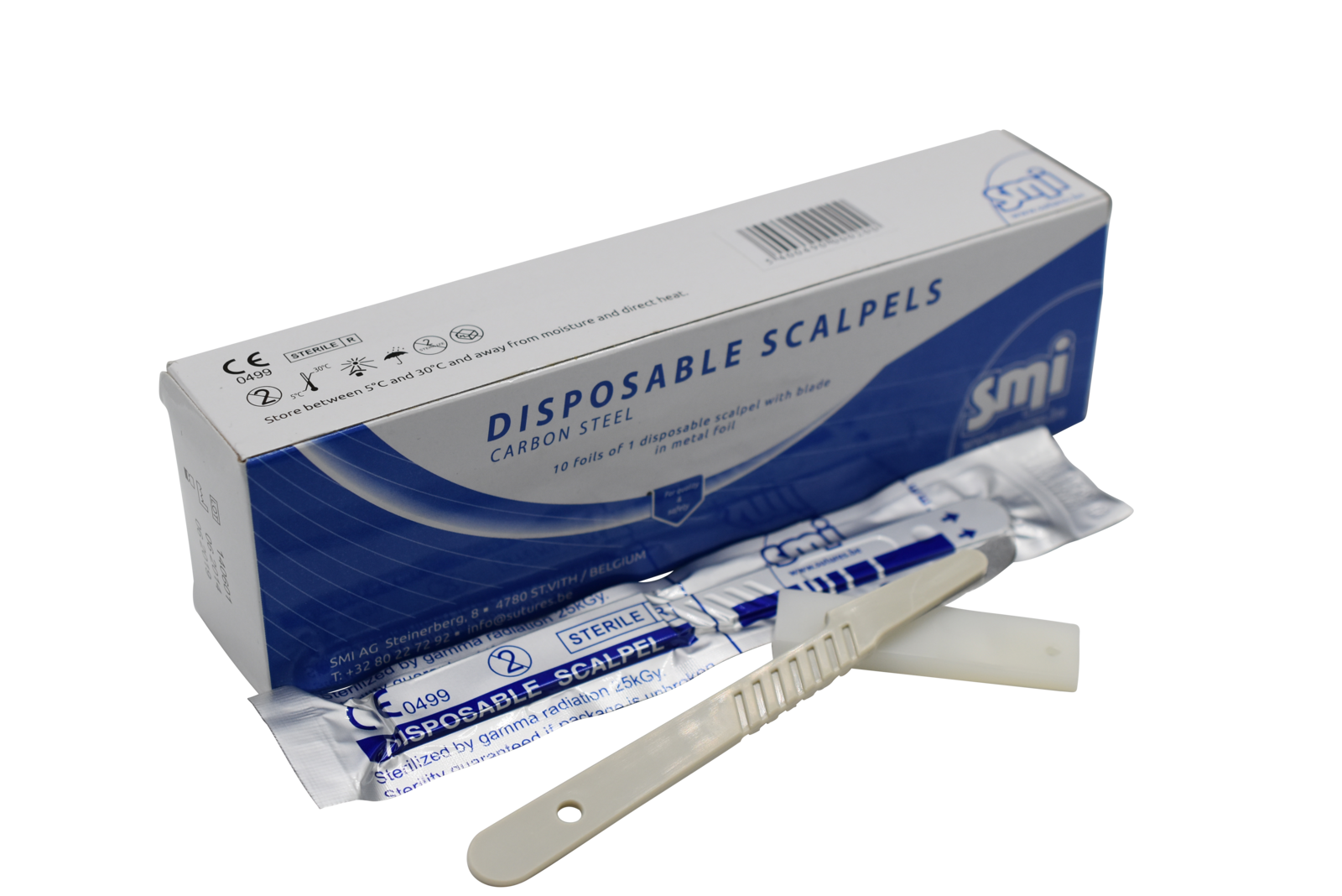 SMI Disposable Scalpels - Box of 10