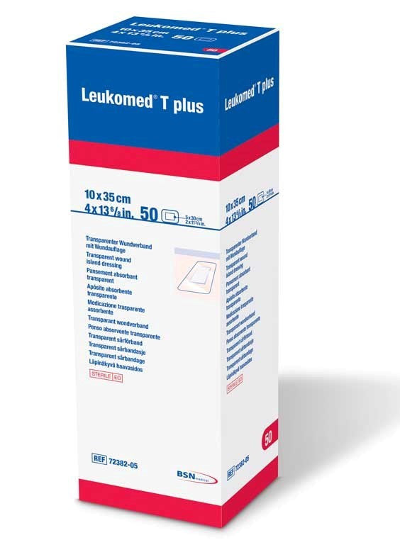 Leukomed T Plus Island Film Dressing 10X35Cm Waterproof 72382 05