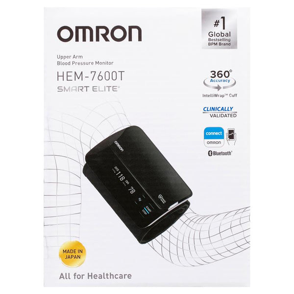 Omron Smart Elite HEM7600T Blood Pressure Monitor Bluetooth Tubeless
