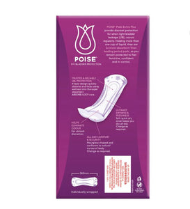 Poise Pads Extra Plus 365 x 130mm Female, 365mm, White, 700mL (91691)