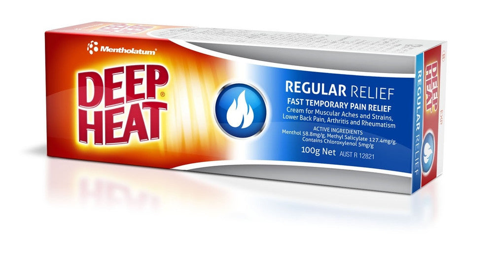 Deep Heat 100G Applying heat to the joints and muscles