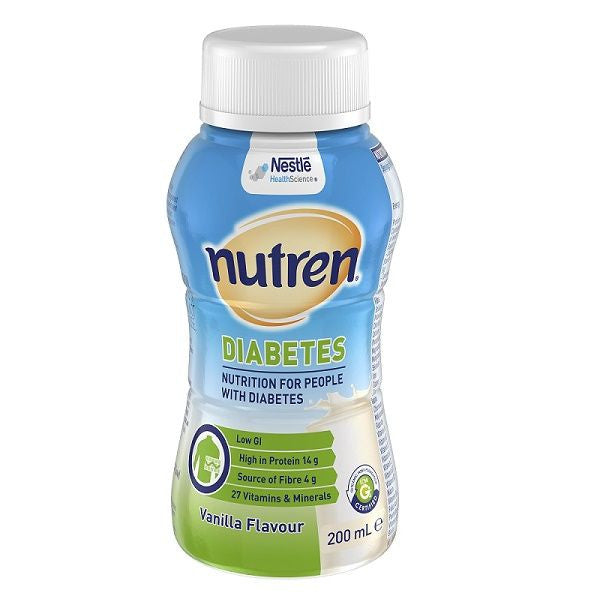 Nutren Diabetes Vanilla Bottle 200ml  Each 12458604