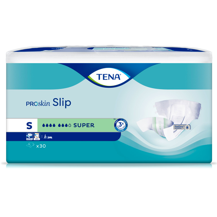 Tena Proskin Slip Super Unisex - Small - Medium - Large