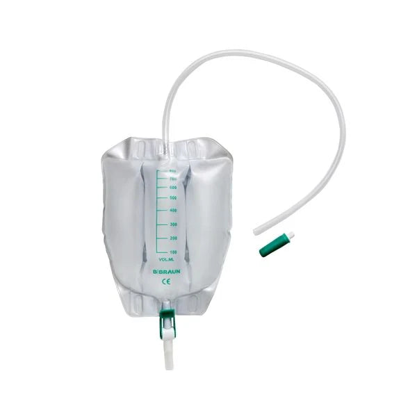 B. Braun Urimed Leg Bag Plus, Lever Tap, CTF Tubing, Non Sterile - All Sizes