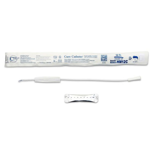 ConvaTec Cure Hydrophilic Catheter Coude Tip Male 16