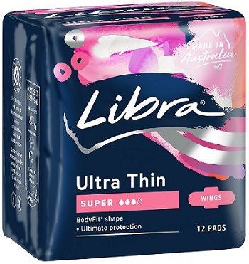 Libra With Wings Super Ultra Thin Pktx12 2309612 6Pkts