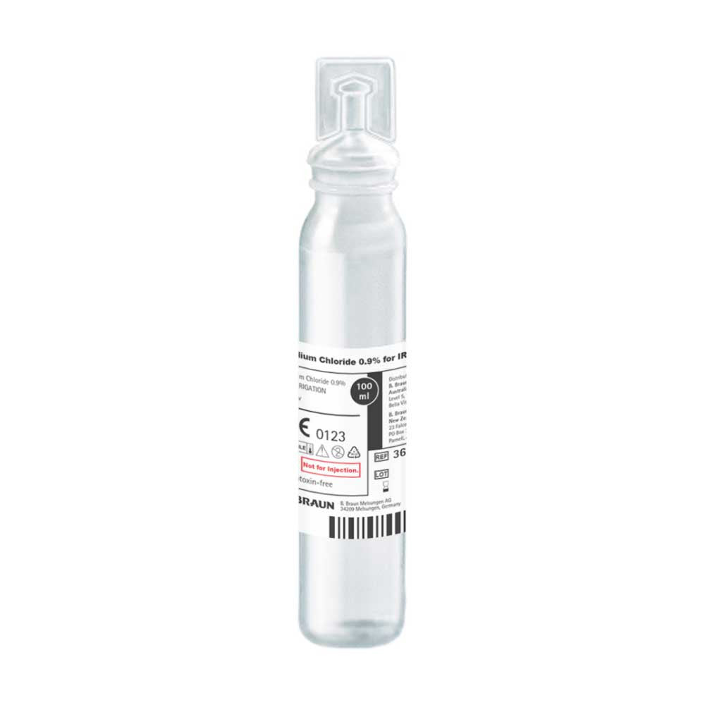 B. Braun Ecolav Sodium Chloride 0.9% For Irrigation Squirt Bottle