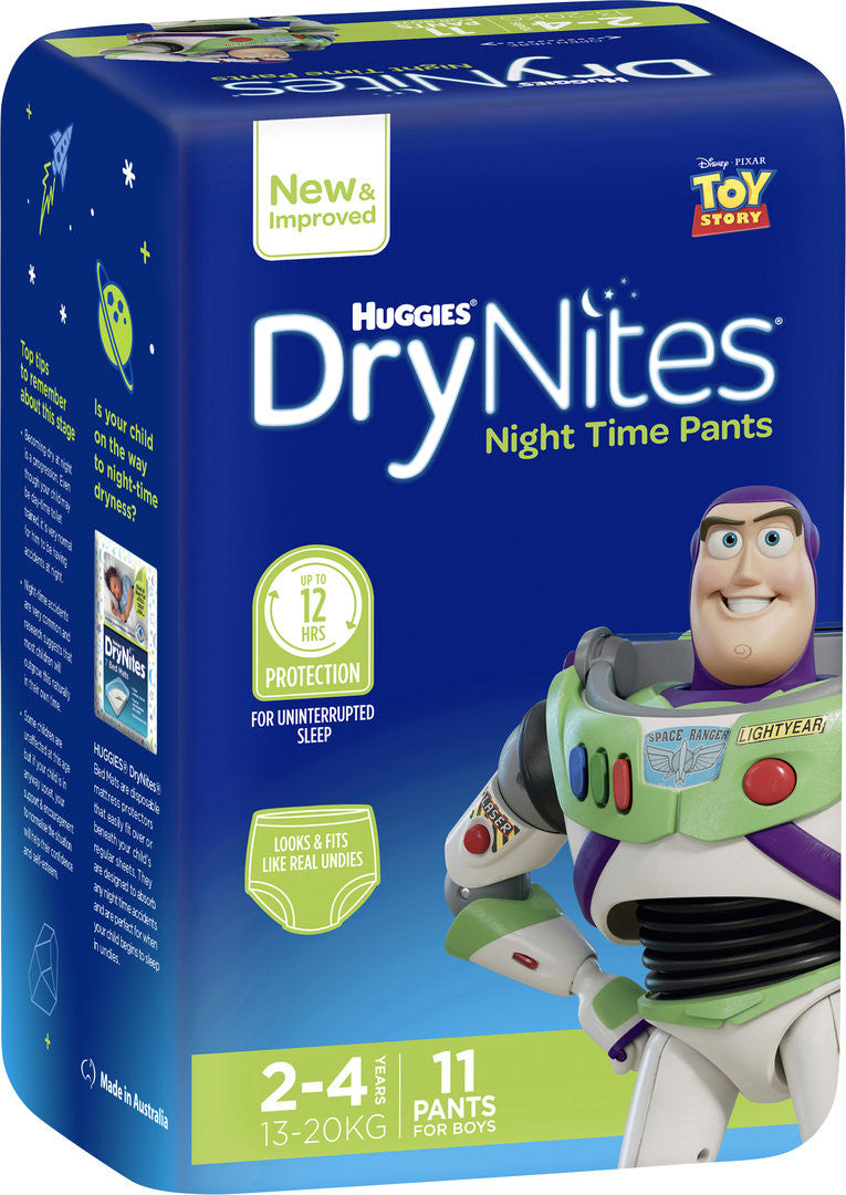 Huggies Drynites Pyjama Pants 2 4 Years Boy 13 20