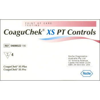 CoaguChek XS Plus Control Solution, Box of 4 (RDS46965221)