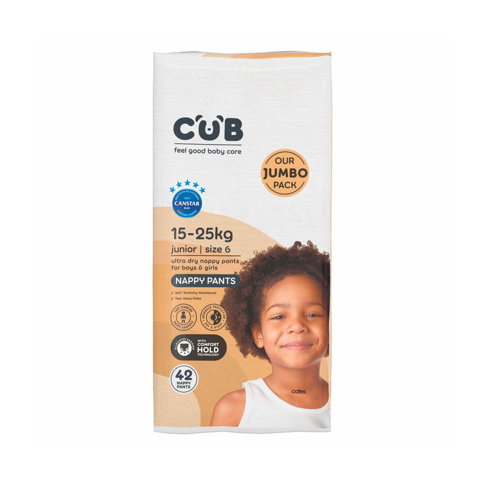 CUB Nappy Pants Junior Jumbo Size 6, 42pcs/ pack