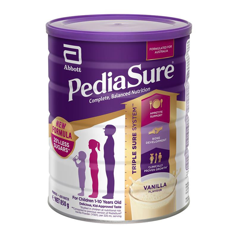 Pediasure Powder 850g Can - Chocolate, Vanilla, Strawberry