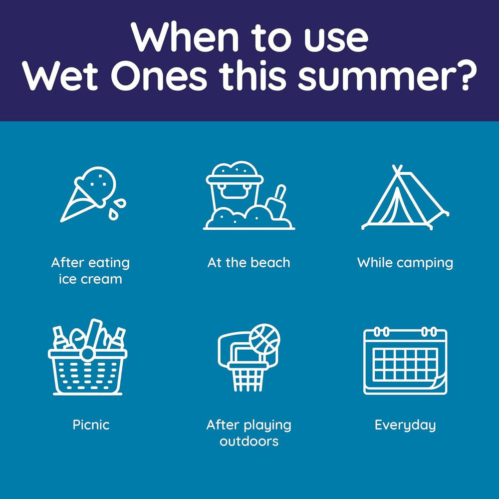 Wet Ones Be Gentle Sensitive Antibacterial Hand & Body wipes, 40 Wipes