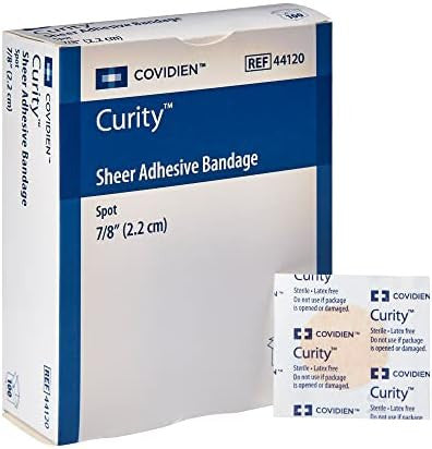 Covidien Curity Adhesive Sheer Bandages, 7/8