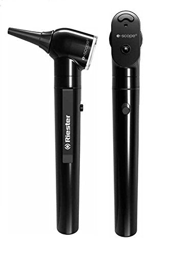 Riester Diagnostic Set E-scope 2.7V Otoscope/Ophthalmoscope Black, Each (RI.2131-200)