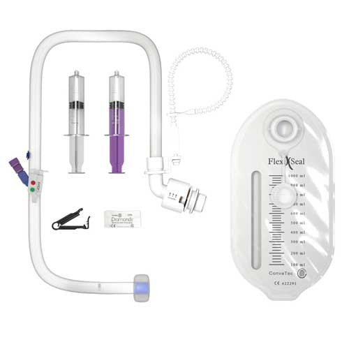 ConvaTec Flexi-Seal Protect Plus Fecal Management System 1 Kit With ENFit Connection (421703)