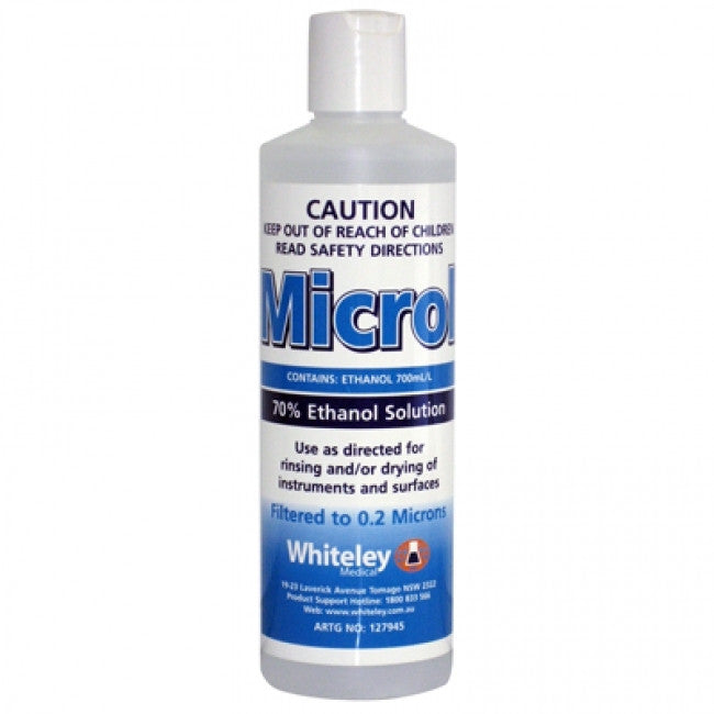 Microl 70% Ethanol Untinted - 500mL