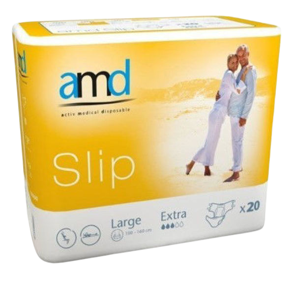 Cello Amd Slip Extra Large Waist 110-160Cm 2550mL (Pkt X 20) Ipamd11033000 - Pack of 4