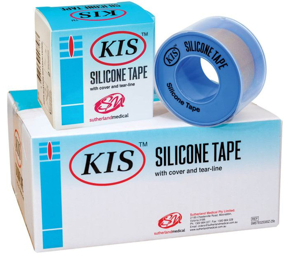 KIS Silicone Tape With Cover And Tear Line Roll All