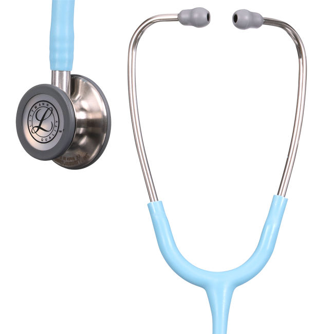 3M Littmann Classic III Stethoscope, Stainless-finish Chestpiece, Champagne Rose(5910C), Marine Blue(5912C) - Box of 1