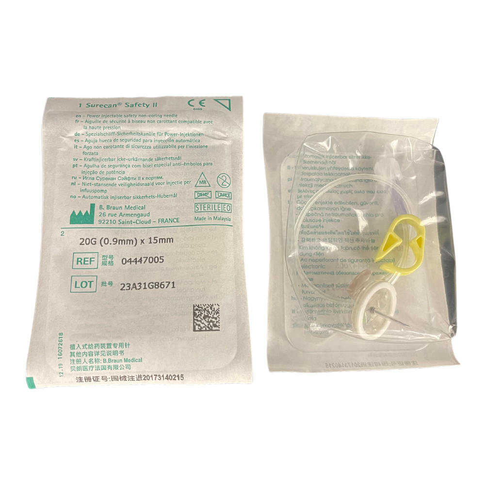 B. Braun Surecan Safety II without "Y" 20G x 15mm (4447005 ) - Box of 20