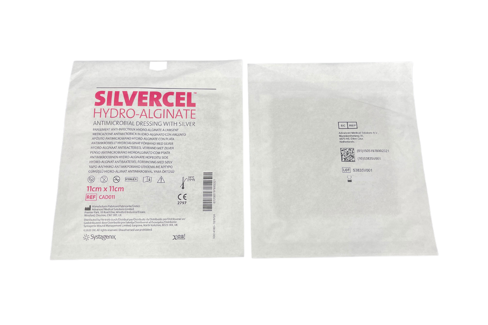 Silvercel Hydro Alginate Dressing 11cmx11cm CAD011 Each not a box