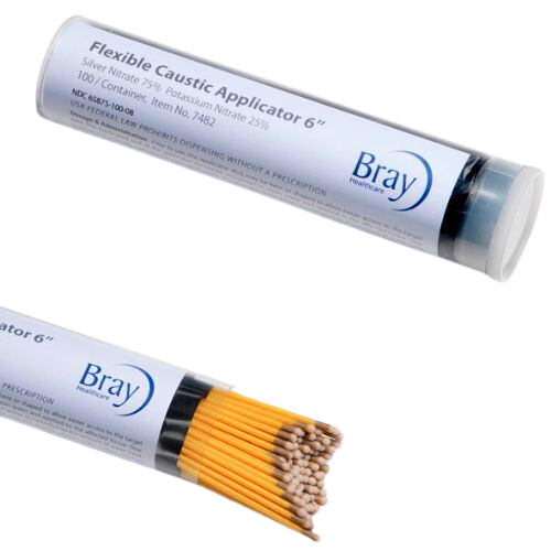 Avoca Caustic Applicator 75% Silver Nitrate Cutaneous Stick, Tube of 100 (SNA7484)