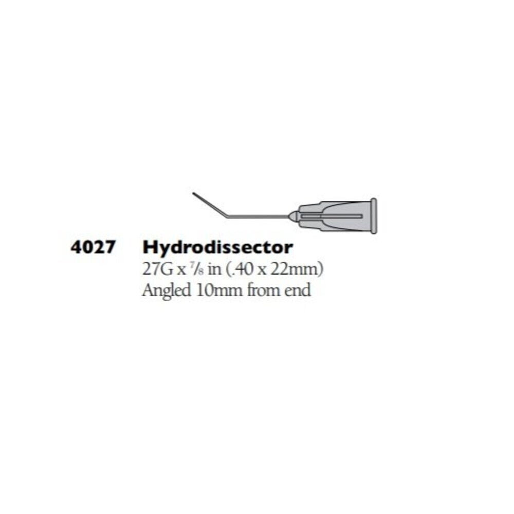 Hurricane Medical Hydrodissector Cannula 27G, Box of 10 (4027)
