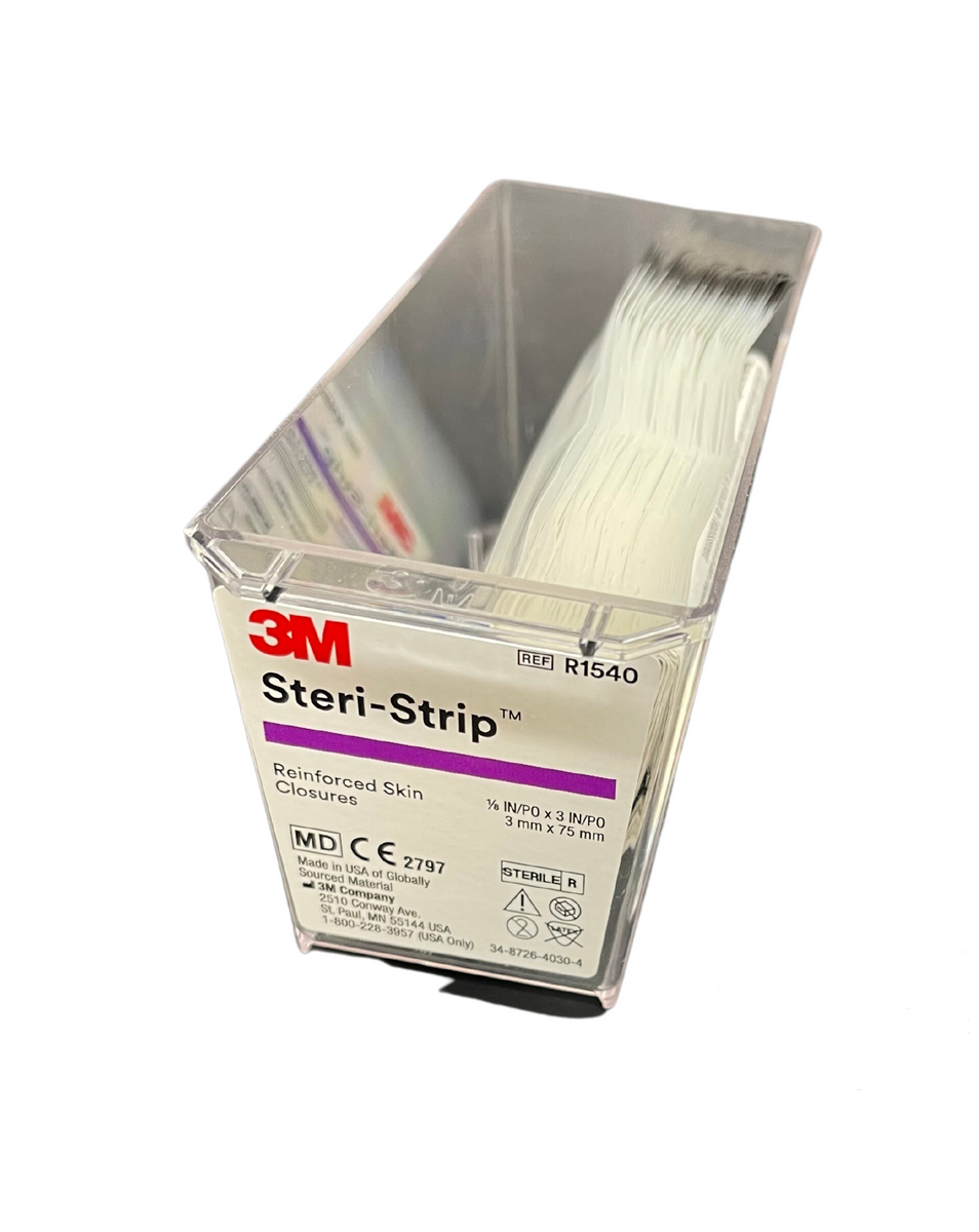 Steri Strips 3mm x 75mm Reinforced Skin R1540 each