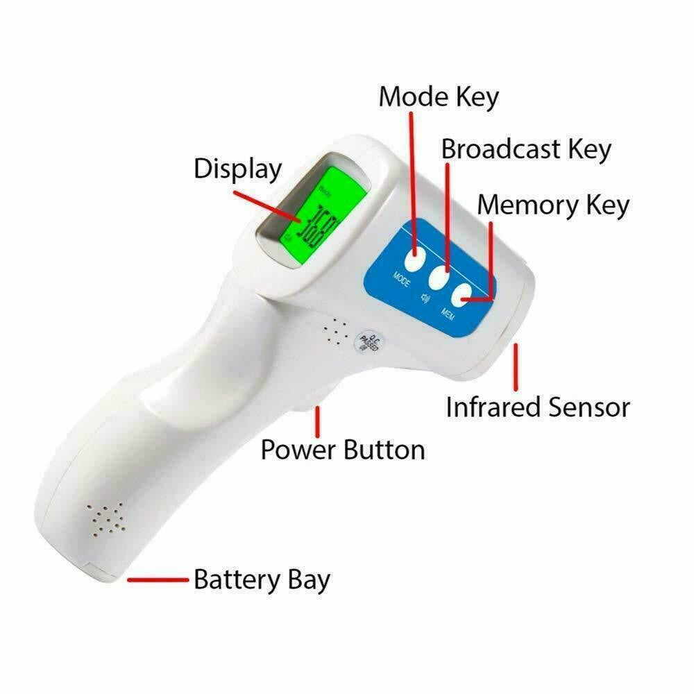 Forehead Clinical Thermometer Non Contact Highly Accurate and Sensitive Infrared