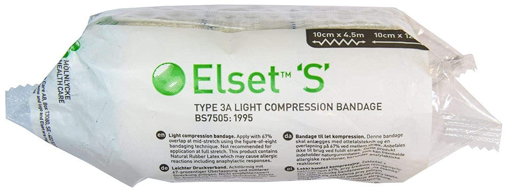 Molnlycke Elset 'S' Compression Bandage All Sizes